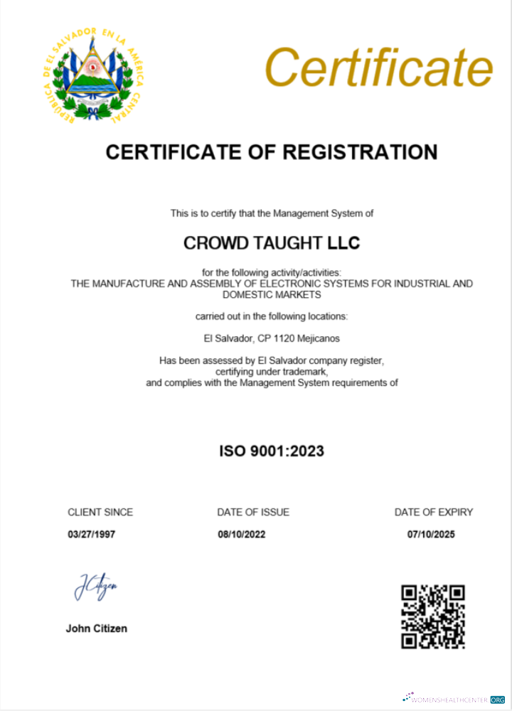 Download El Salvador certificate of registration Word and PDF template Photoshop template